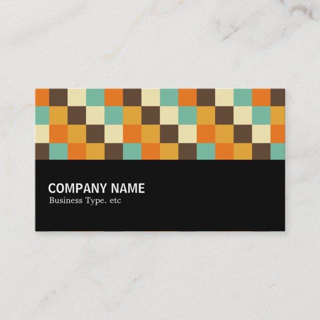 Halfway - Color Squares 05 Business Card (Front)
