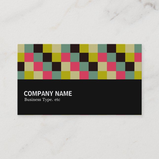 Halfway - Color Squares 06 Business Card (Front)