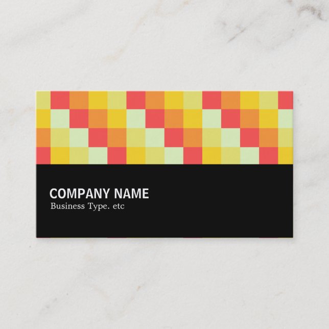 Halfway - Color Squares 07 Business Card (Front)
