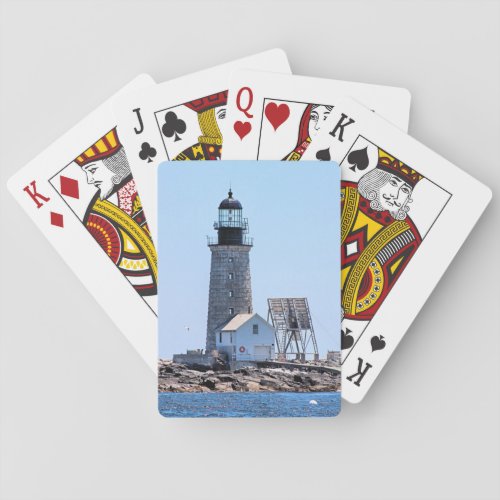 Halfway Rock Lighthouse Maine Playing Cards