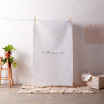 Halfway to One Banner Fabric