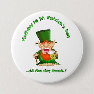Halfway to St Patrick's Day Button