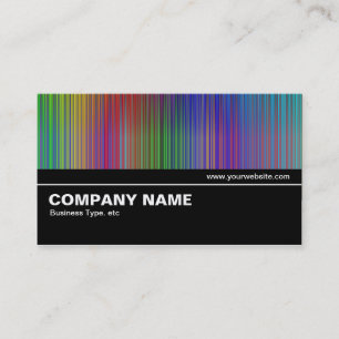 Halfway V2 01 - Rainbow Curtain Business Card