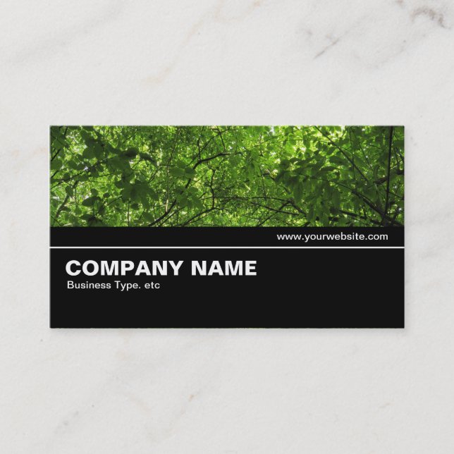 Halfway V2 029 - Woodland Canopy Business Card (Front)