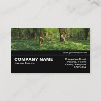 Halfway V3 038 - Spring In The Woods Business Card by artberry at Zazzle