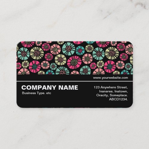 Halfway V3 _ Abstract Flowers 031023 Business Card