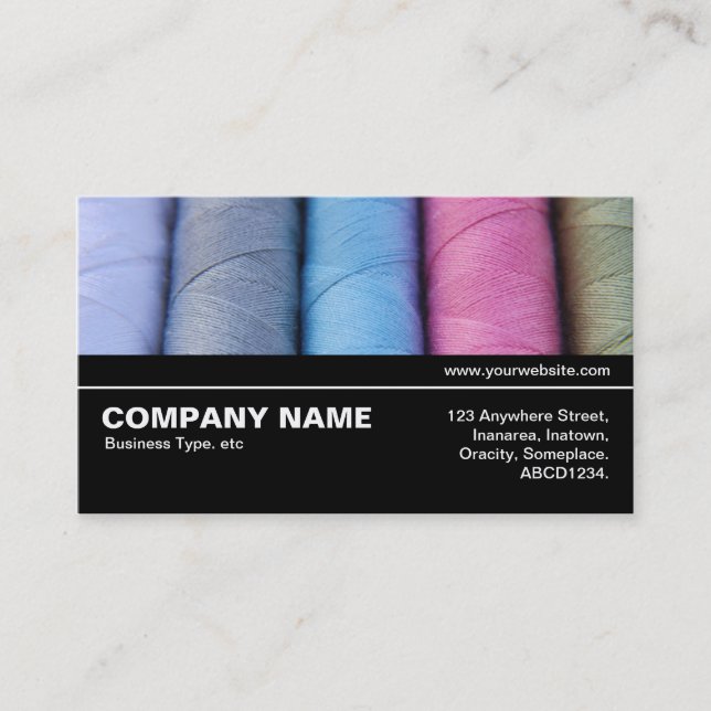 Halfway V3 - Reels of Cotton Business Card (Front)