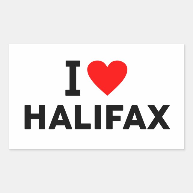 Halifax Canada Rectangular Sticker (Front)