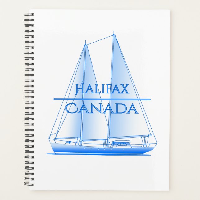 Halifax Coastal Nautical Sailing Sailor Planner (Front)