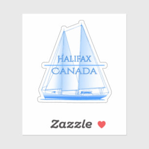 Halifax Coastal Nautical Sailing Sailor Sticker