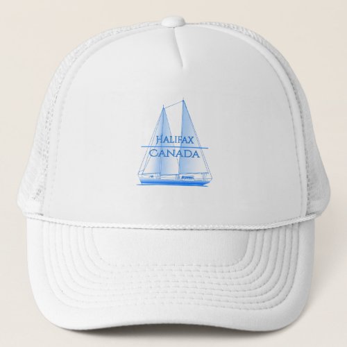 Halifax Coastal Nautical Sailing Sailor Trucker Hat