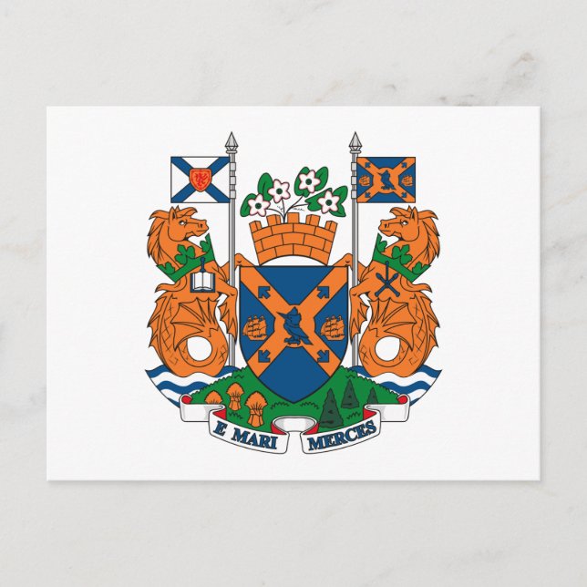 Halifax Coat of Arms Postcard (Front)