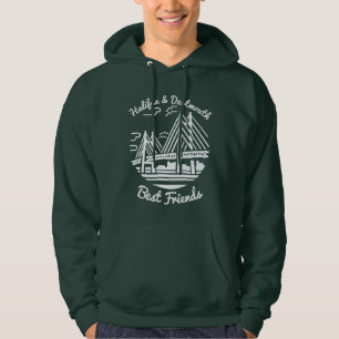Halifax Dartmouth Best friends hoodie green