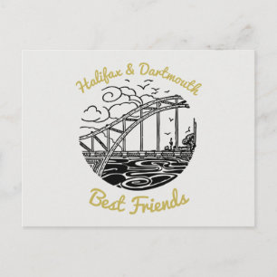 Halifax Dartmouth N.S Best Friends postcard