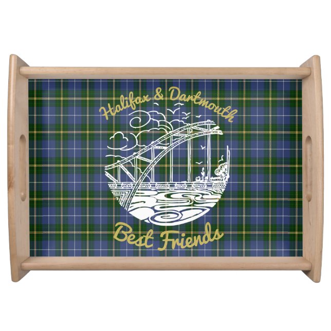 Halifax Dartmouth N.S. Best Friends tray tartan (Front)