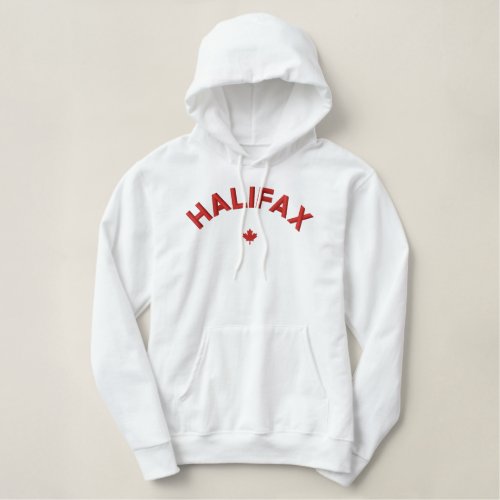 Halifax Hoodie _ Red Canada Maple Leaf