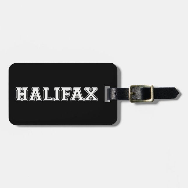 Halifax Luggage Tag (Front Horizontal)