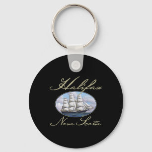 Halifax Nova Scotia Clipper Ship  Keychain