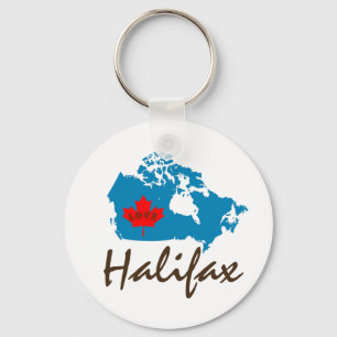 Halifax Nova Scotia  Customize Canada keychain