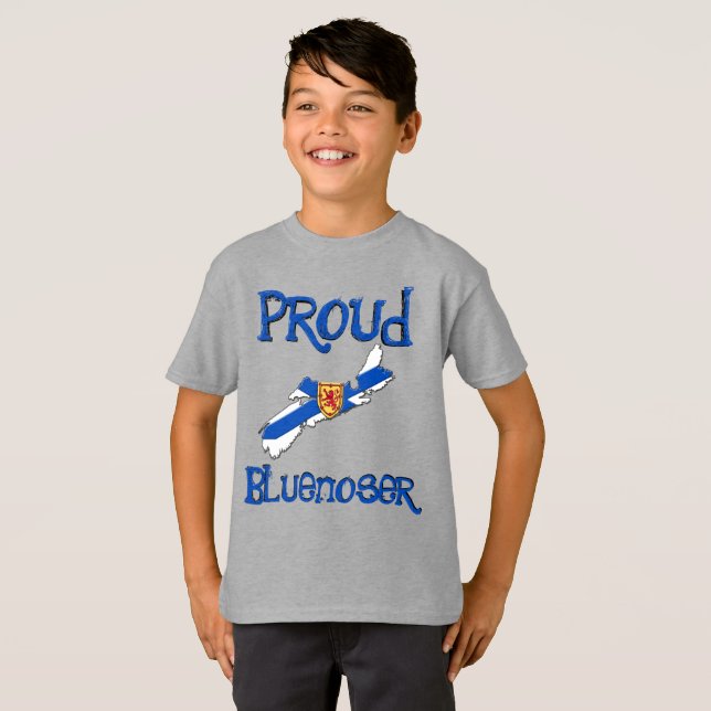 Halifax  Nova Scotia T-Shirt Proud Bluenoser (Front Full)