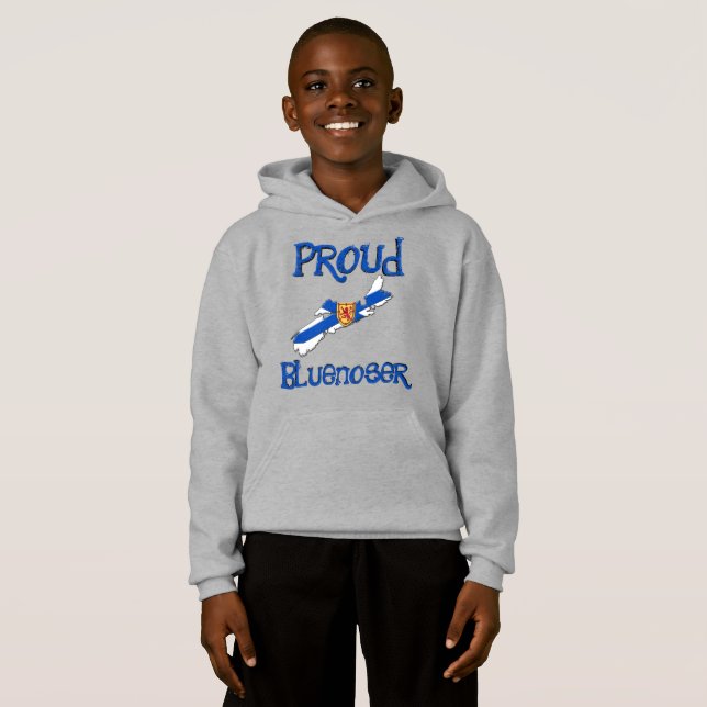 Halifax  Nova Scotia T-Shirt Proud Bluenoser Hoodie (Front Full)