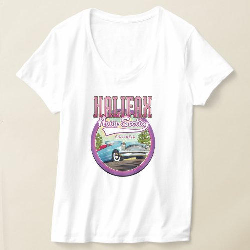 Halifax Nova Scotia travel logo  T_Shirt