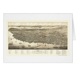 Halifax, NS, Canada Panoramic Map - 1879