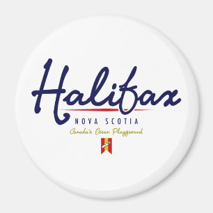 Halifax Script Magnet