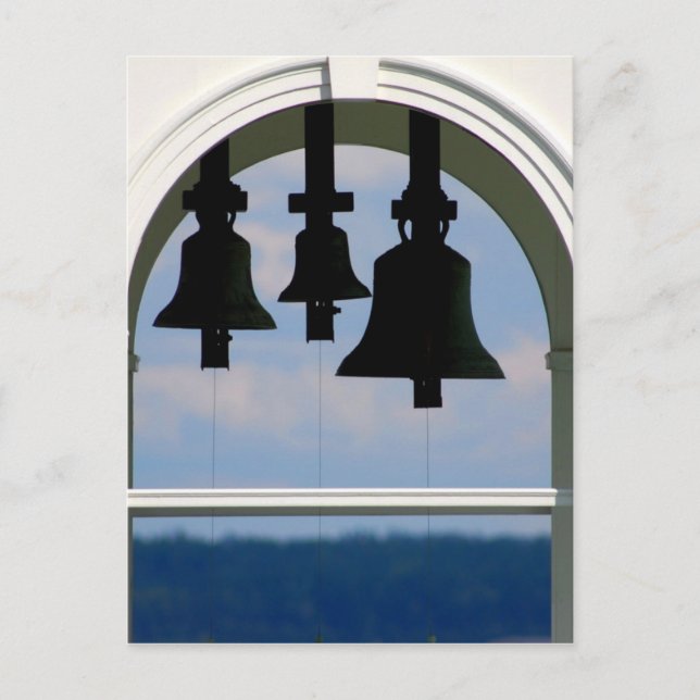 Halifax Town Clock bells Postcard (Front)