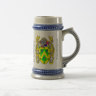 Hall Family Crest Stein