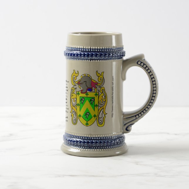 Hall Family Crest Stein (Right)
