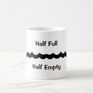 Hall Full Half Empty Coffee Mug