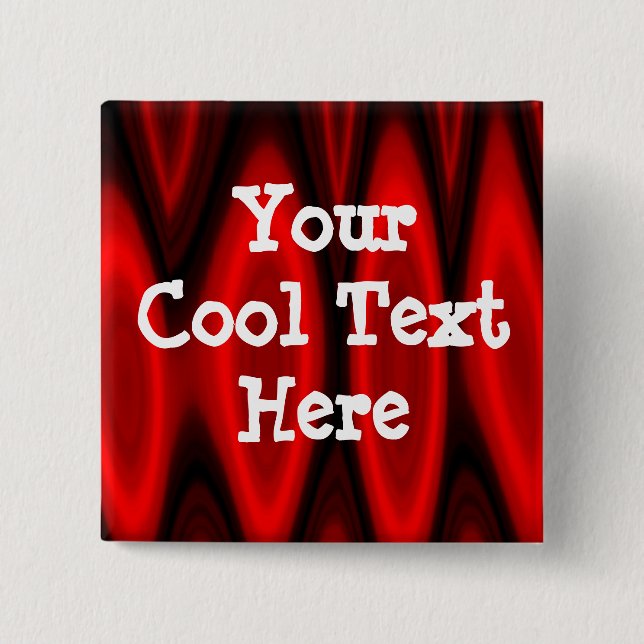 Hall of Flame Template - Customized Button (Front)