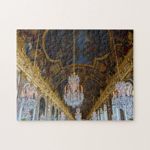 Hall of Mirrors in the Chateau de Versailles Jigsaw Puzzle