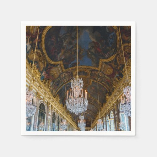 Hall of Mirrors in the Chateau de Versailles Napkins