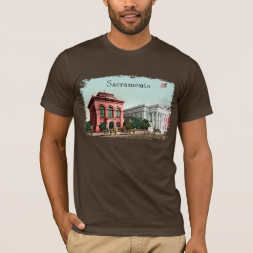 Hall Of Records Vintage California Mens Shirt