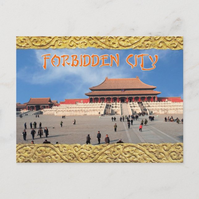 Hall of Supreme Harmony, Forbidden City, China Postcard (Front)
