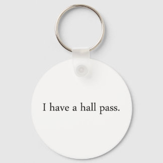 Hall Pass Keychain