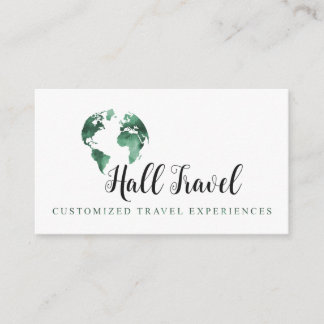 Hall Travel Business Card