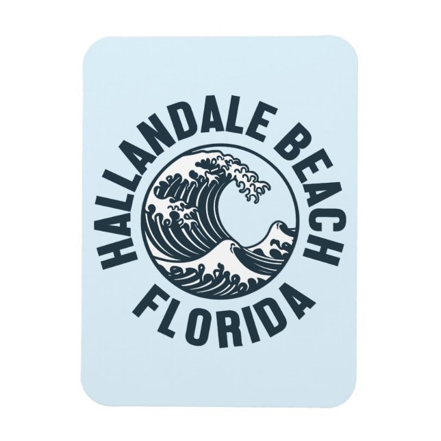 Hallandale Beach,Florida Magnet (Vertical)