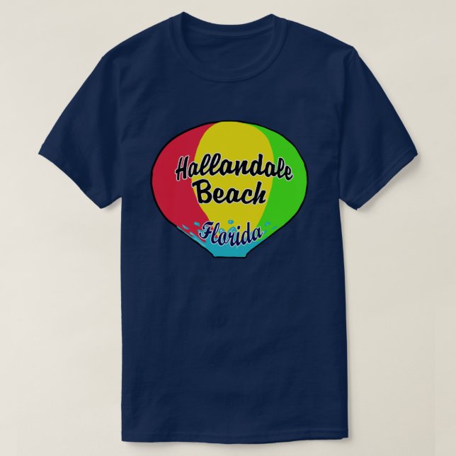 Hallandale Beach Water Sphere Shirt (Design Front)