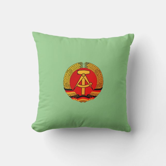 Halle, Deutsche Demokratische Republik - DDR Throw Pillow (Front)