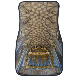 Halle Marktkirche organ and ceiling Car Mat