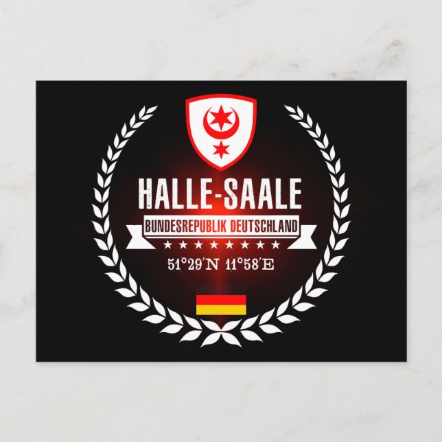 Halle-Saale Postcard (Front)
