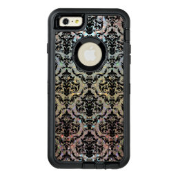 Halleesham Pretty Damask Pattern Protective OtterBox Defender iPhone Case