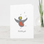 Hallelujah Bird Card at Zazzle