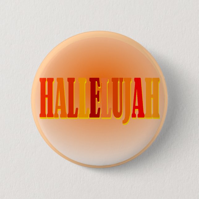 Hallelujah Button (Front)