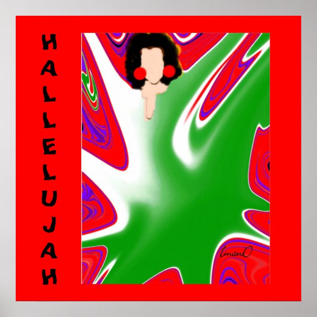 Hallelujah!  Canvas Print (Front)