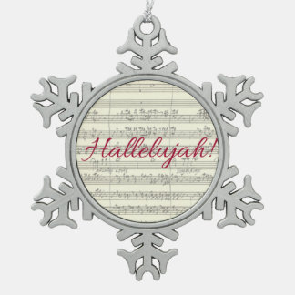 Hallelujah Christmas Ornament