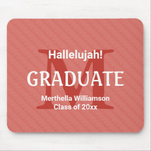HALLELUJAH Graduation Custom Keepsake Mouse Pad
